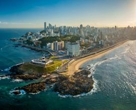 Imagem de um dia bonito e ensolarado em Salvador